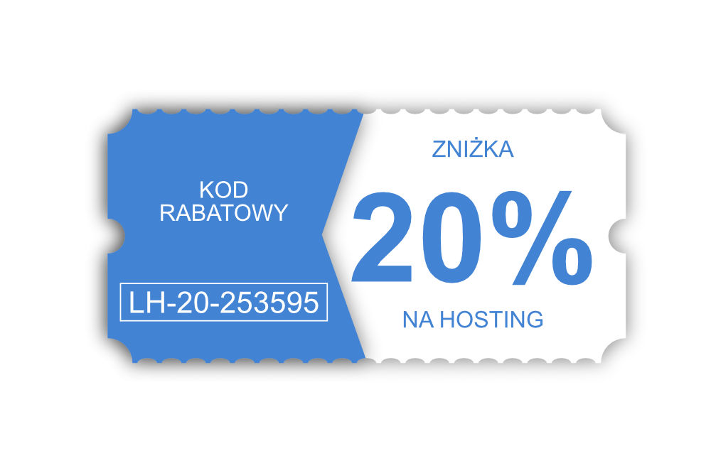 Kod rabatowy na hosting lh.pl