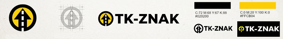 Projekt logo dla TK-Znak organizacja ruchu drogowego